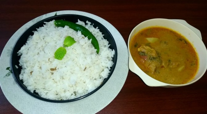 Coconut Milk Rice without oil