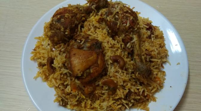 Fried Chicken Biriyani